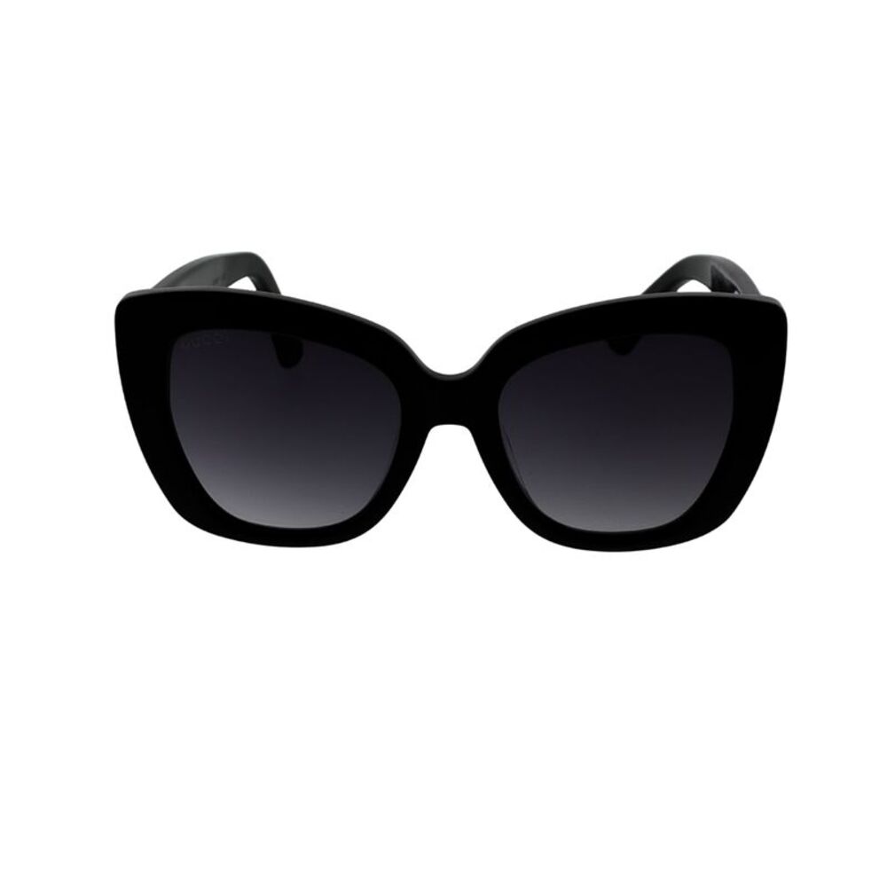 Store Return Gucci GG0327S-001 Oversized Black Cat-Eye Sunglasses
